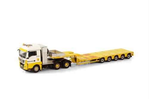 WSI MAN TGX XLX 6X4 NOOTEBOOM MCO-PX - 5 AXLE MEDIACO 1/50 Pre-built Model view2