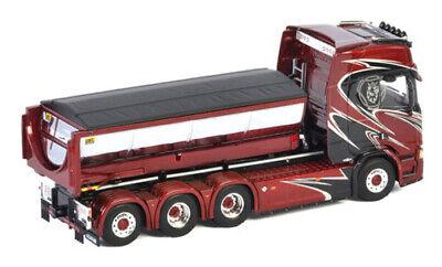 WSI 1/50 SCANIA R CR20H 8X4 RIGED TRUCK HOOKLIFT SYSTEM CONTAINER ASPHALT view2