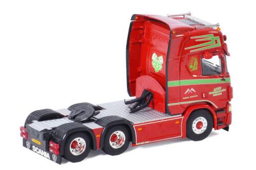 WSI SCANIA R HIGHLINE CR20H 6X2 TAG AXLE AKTIV CONTAINERSERVICE 1/50 Model view3