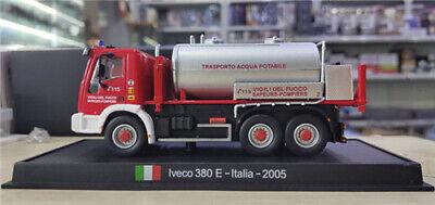 Red Base Iveco 380 E Italia 2005 fire truck 1/64 DIECAST Truck Pre-built view8