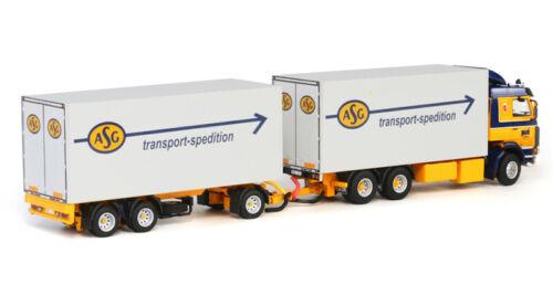 WSI SCANIA 3 COMBI trailer KA KLIPPAN ASG 1/50 DIECAST Truck Pre-built Model view3