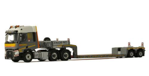 WSI RENAULT TRUCKS T 6X4 LOW LOADER EURO - 2 AXLE FRIDERICI 1:50 Truck view3