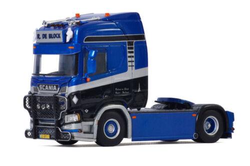 WSI SCANIA R HIGHLINE CR20H 4X2 space cab ROLAND DE BLOCK 1/50 Truck Model view2