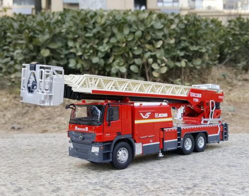 XCMG Mercedes Benz YT60 ladder fire truck 1/50 DIECAST Pre-built Model view1