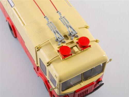 Start Scale Models Russia TG-3 Freight Trolleybus Yellow Red 1/43 ABS Pre-built view9