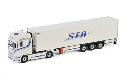 WSI Scania s HIGHLINE cs20h 4x2 REEFER TRAILER - 3 AXLE STB 1/50 Truck Model view2