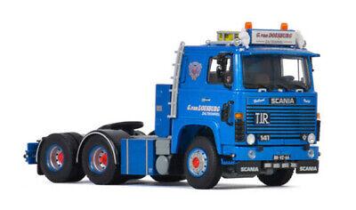 WSI SCANIA 1 SERIES 6X2 TAG AXLE space cab G. VAN DOESBURG 1/50 Truck Model view1