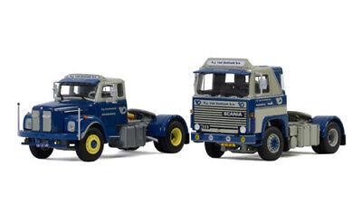 WSI SCANIA VABIS 110 + SCANIA 111 space cab VAN BENTUM 1/50 Truck Pre-built view1