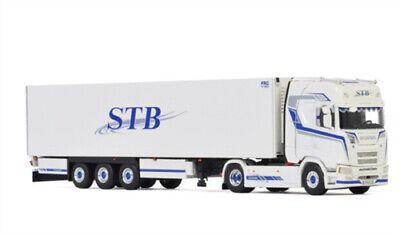 WSI Scania s HIGHLINE cs20h 4x2 REEFER TRAILER - 3 AXLE STB 1/50 Truck Model view1