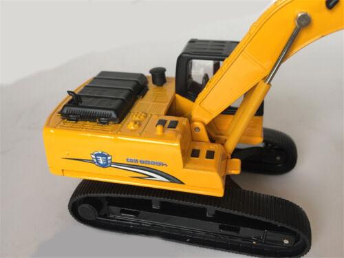LONKING CDM6225H Hydraulic Excavator Yellow 1/64 Diecast Truck Pre-built Model view3