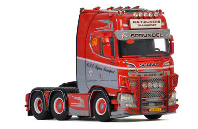 WSI SCANIA S HIGHLINE 6X2 TWINSTEER space cabe R.S.T. RIJVERS 1/50 Model view1