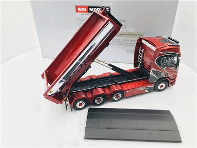 WSI 1/50 SCANIA R CR20H 8X4 RIGED TRUCK HOOKLIFT SYSTEM CONTAINER ASPHALT view5