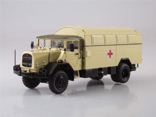 Start Scale Models German MAN-630 4x4 Military Medical Truck beige 1/43 Model view4