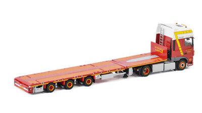 WSI DAF XF SPACE CAB 4X2 MEGATRAILER FLATBED ALB. SWIJNENBURG 1/50 Model view3