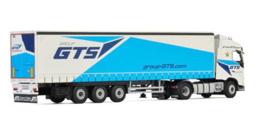 WSI VOLVO FH4 GLOBETROTTER 4X2 CURTAINSIDE TRAILER GROUP GTS 1/50 Model view3