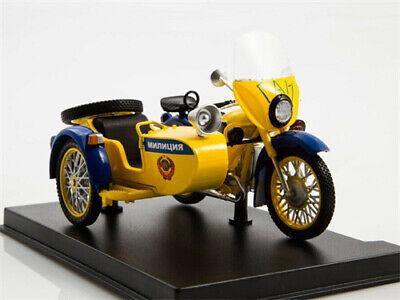 Modimio 1/24 Russia police patrol vehicle m-67p ural tricycle motorcycle bike view1