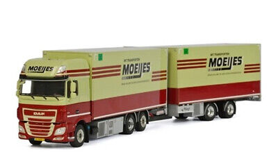 WSI DAF XF SUPER SPACE CAB RIGED BOX TRUCK COMBI MOEIJES BV 1/50 TRUCK Model view1
