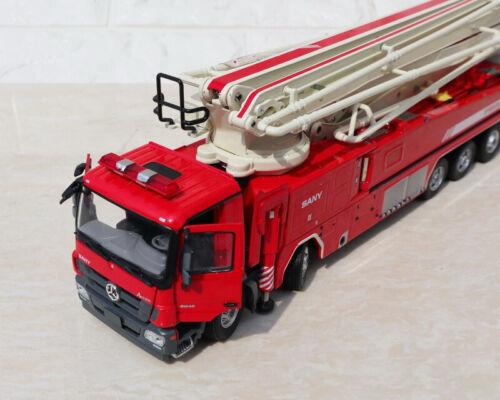 SANY Mercedes Benz 62m Water Tower Fire Truck 1/50 Truck Pre-built Model view8