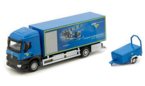 IMC MB 4x2 Box Truck Trailer Alloy W/ Truck GMB 1:87 DIECAST Pre-built Model view2
