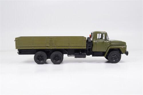 Modimio Soviet 3-Axle KRAZ-250 Heavy Flatbed 1/43 ABS Truck Pre-built Model view8