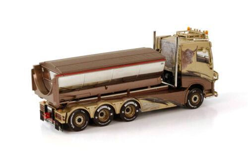WSI 1/50 VOLVO FH4 SLEEPER CAB 8X4 HOOKLIFT SYSTEM+H CON ASPHALT PER BRODDES view4