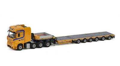 WSI 1/50 MERCEDES ACTROS MP4 SLT GIGA SPACE 8X4 LOW LOADER KTF HARLINGEN view2