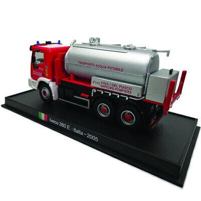 Red Base Iveco 380 E Italia 2005 fire truck 1/64 DIECAST Truck Pre-built view6