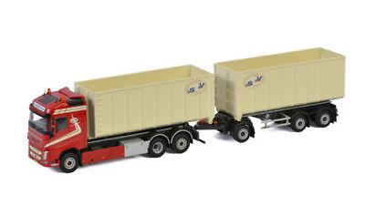 WSI 1/50 VOLVO FH 4 GLOBETROTTER 6X2 TAG AXLE RIGED COMBI HOOKLIFT SYSTEM view2