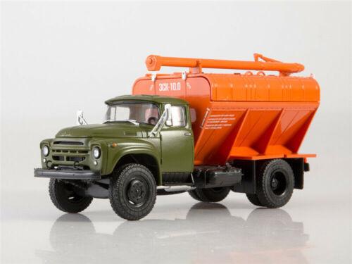 Modimio ZSK-10 ZIL-130 Russian Farm Grain transport Truck 1/43 Pre-built Model view1