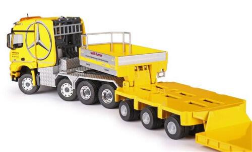 Conrad 1/50 MB Arocs SLT 8x6 Heavy duty tractor w/ Goldhofer THP/SL-trailer view5
