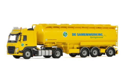 WSI 1/50 VOLVO FM4 GLOBETROTTER 4X2 BULK TRAILER ANIMAL FEED DE SAMENWERKING view1