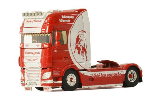 WSI DAF XF SUPER SPACE CAB MY2017 4X2 WERNER THOMAS 1/50 Pre-built Model view2