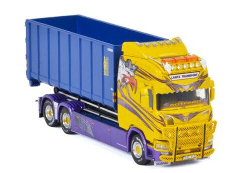 WSI 1/50 SCANIA R HIGHLINE CR20H 6X2 TRUCK HOOKLIFT SYSTEM CONTAINER 40M3 view2