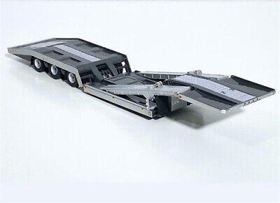 WSI PREMIUM LINE TRUCK TRANSPORTER SILVER - 3 AXLE 1/50 DIECAST Truck Model view3