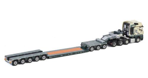 WSI MB ACTROS MP4 SLT GIGA SPACE 8X4 LOW LOADER-5 AXLE DOLLY-3 AXLE 1:50 Model view3