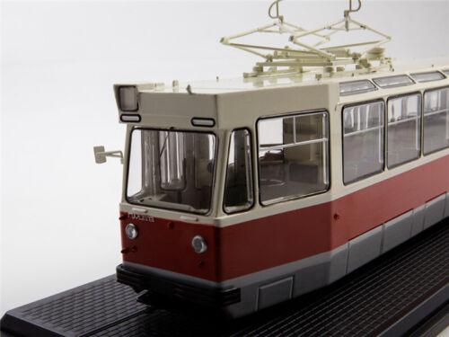 Start Scale Models Soviet LM-68 Union Tramcar red-white 1/43 ABS Truck Model view7