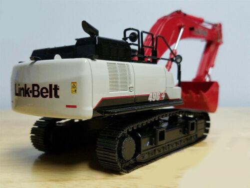 Link Belt 490X4 Crawler Excavator Red 1/50 DIECAST Truck Pre-built Model view3