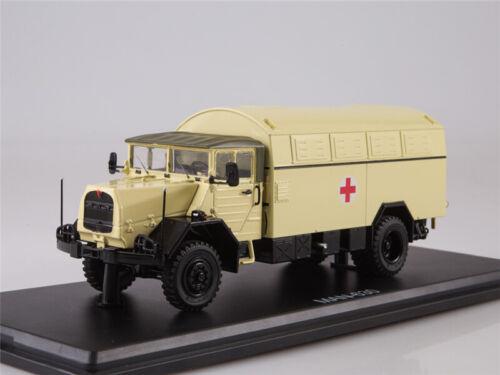 Start Scale Models German MAN-630 4x4 Military Medical Truck beige 1/43 Model view1
