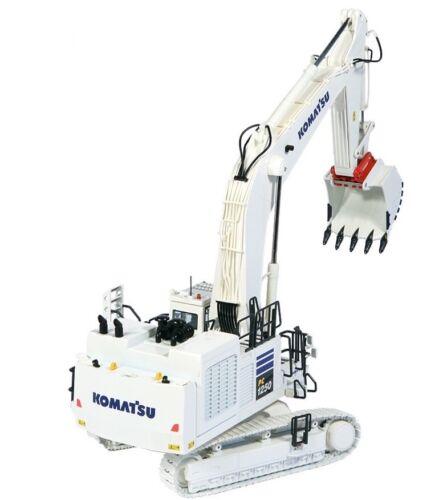 NZG KOMATSU PC1250-11 excavator white 1/50 DIECAST Pre-built Model view2