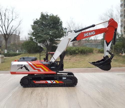 XCMG XE380DK Excavator red and white 1/30 Diecast Truck Pre-built Model view7