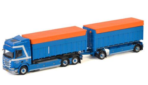 WSI 1:50 SCANIA R HIGHLINE CR20H CONTAINER COMBI WITH CUSTOM CONTAINER-5AXLE view3