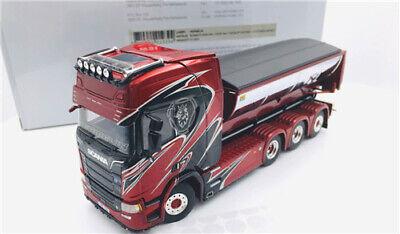 WSI 1/50 SCANIA R CR20H 8X4 RIGED TRUCK HOOKLIFT SYSTEM CONTAINER ASPHALT view3