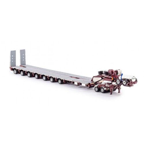 Drake 7x8 Steerable Low LoaderTrailer with 2x8 Dolly Patlin 1/50 DIECAST Model view4