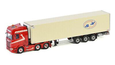 WSI SCANIA S HIGHLINE CS20H 6X2 TWINSTEER REEFER TRAILER 1/50 Diecast Model view2
