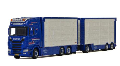 WSI VAN BEEK SCANIA S HIGHLINE CS20H RESIN COMBI 6 AXLE 1/50 DIECAST Truck Model view1