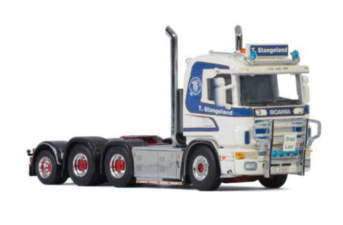 WSI SCANIA R4 FLAT ROOF 6X4 ADD ON AXLE space cab STANGELAND 1/50 Model view3