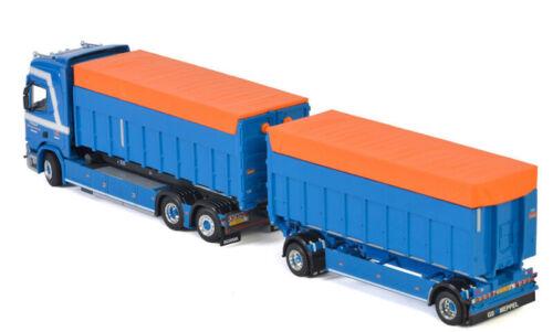 WSI 1:50 SCANIA R HIGHLINE CR20H CONTAINER COMBI WITH CUSTOM CONTAINER-5AXLE view2