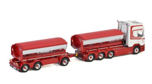 WSI 1/50 SCANIA R HIGHLINE CR20H 8X4 RIGED TRUCK HOOKLIFT CONTAINER ASPHALT view2