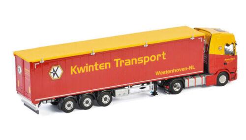 WSI 1:50 SCANIA S HIGHLINE CS20H 4X2 VOLUME TRAILER-3 AXLE KWINTEN TRANSPORT view3