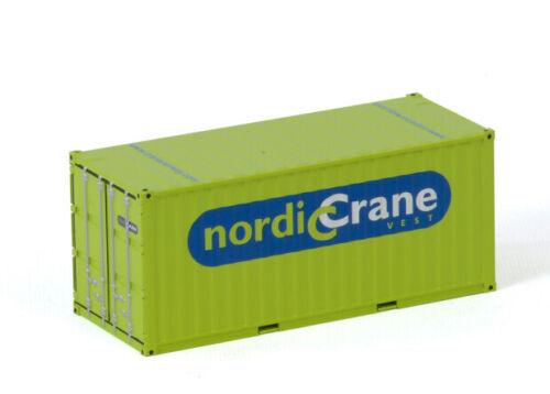 WSI Nordic Crane 20 FT Container 1/50 DIECAST Pre-builded Model view1